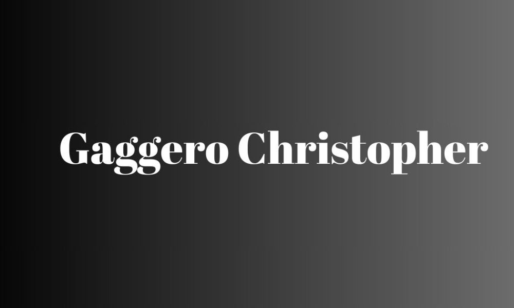 Gaggero Christopher