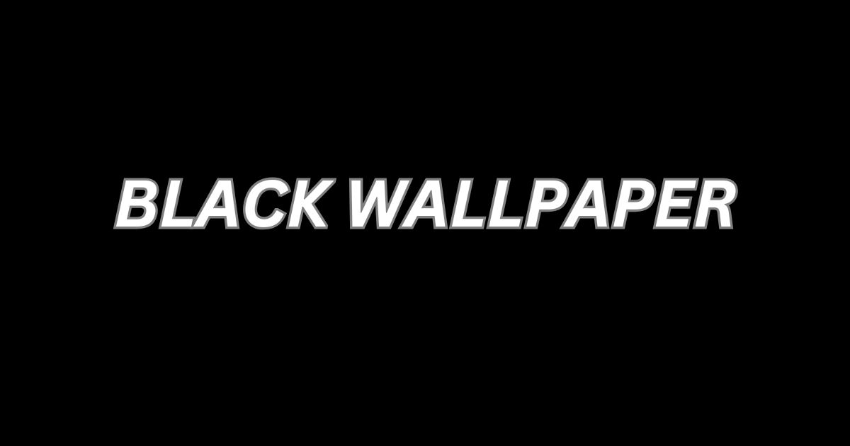 black wallpaper