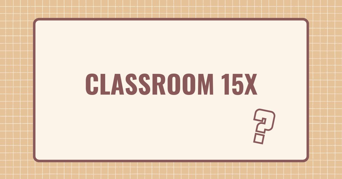 classroom 15x