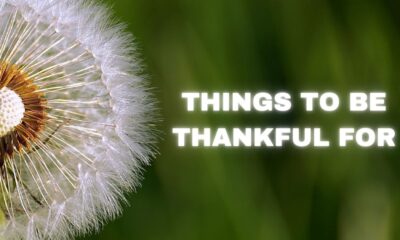 things to be thankful for