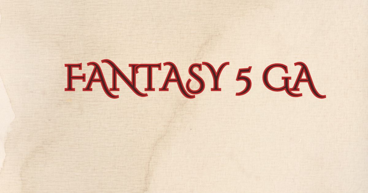 fantasy 5 ga