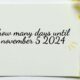 how many days until november 5 2024
