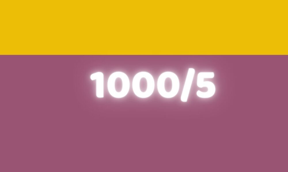 1000/5​