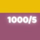 1000/5​