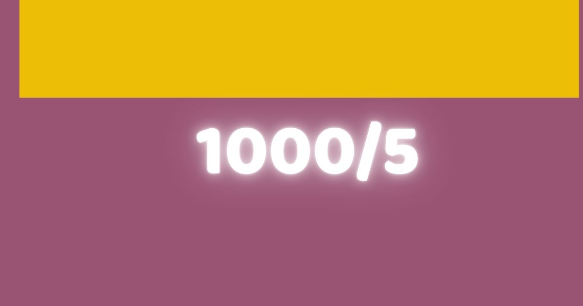 1000/5