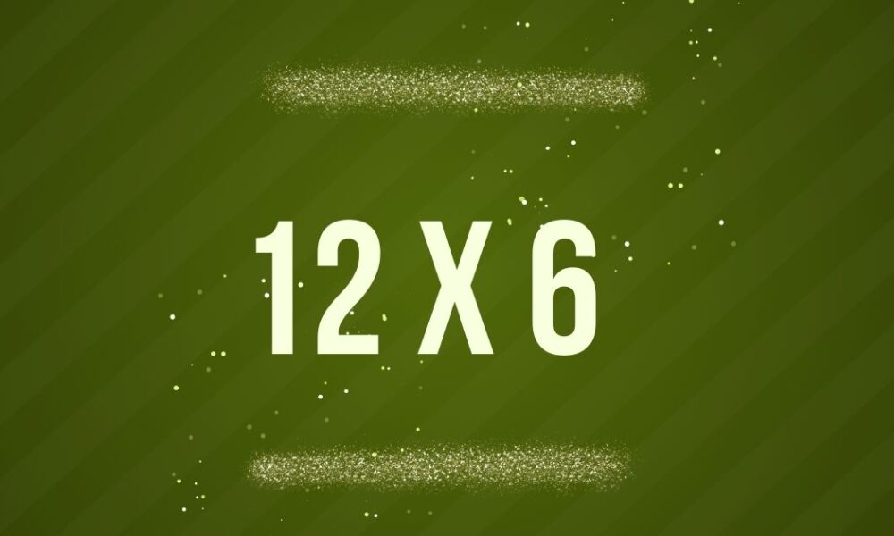 12 x 6​