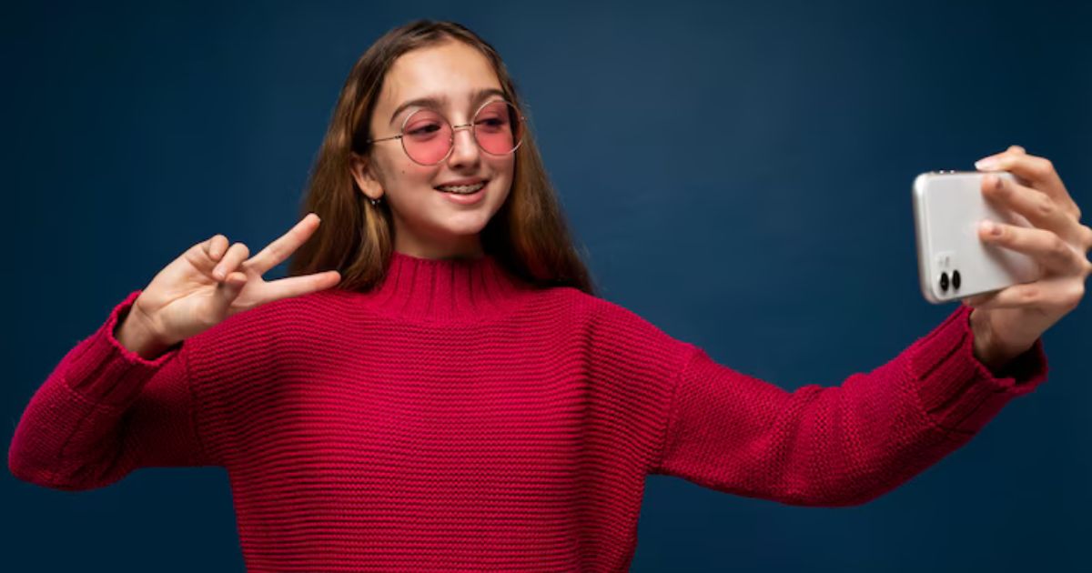 selfie en publicité
