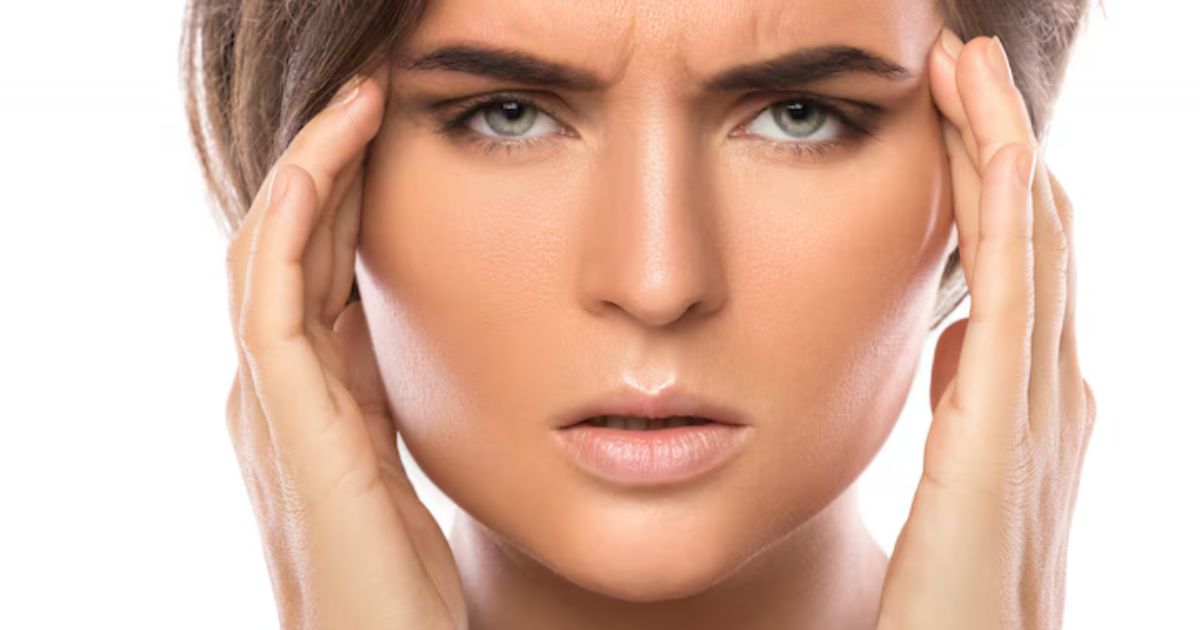 furrowed brow