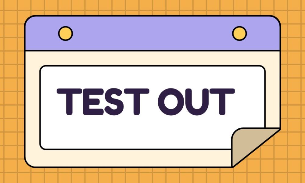 test out