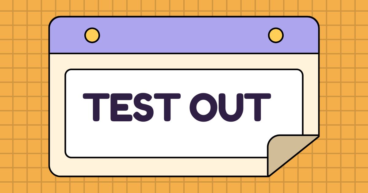 test out
