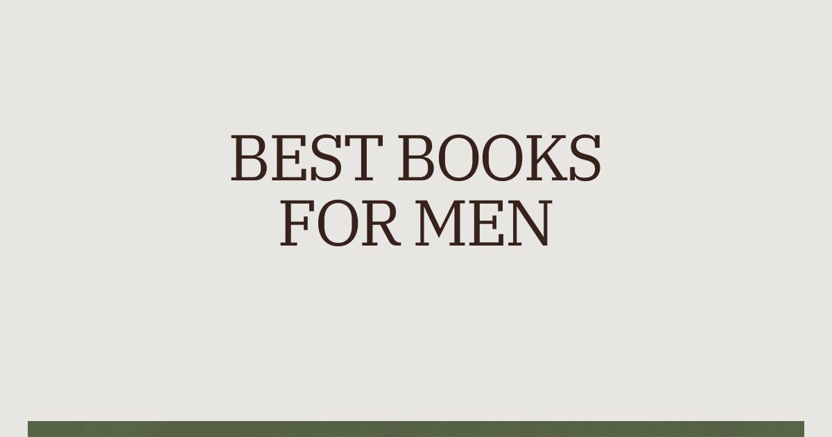 best books for men