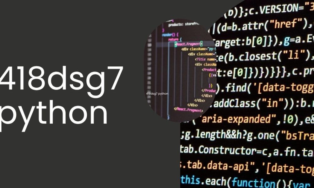 418dsg7 python